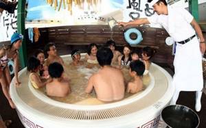 Bath traditions in Japanese families