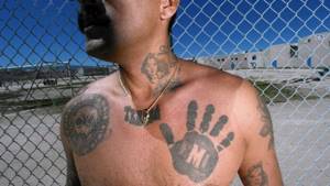 Black hand - symbol of the Mexican mafia