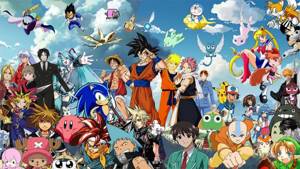 Герои самых популярных аниме