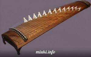 Some Japanese folk musical instruments - Koto