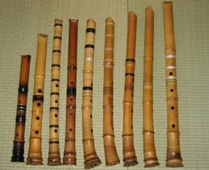 Some Japanese folk musical instruments - Shakuhachi