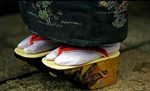 Обувь для гейши