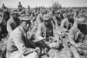 Captured Japanese soldiers.
