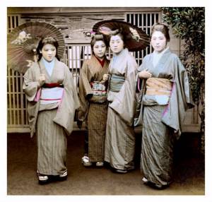 повседневное традиционное кимоно