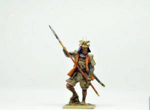 17th century samurai: figurine