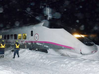 Скоростной поезд Япония.