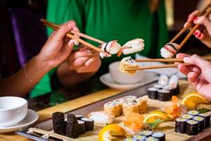 Sushi japanese food