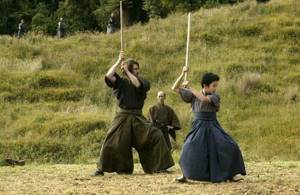 Training of the future samurai (still from the 2003 film “The Last Samurai”)