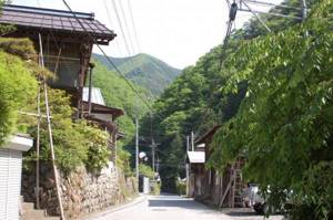 Улица в японской деревне