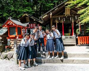 Japanese schoolchildren